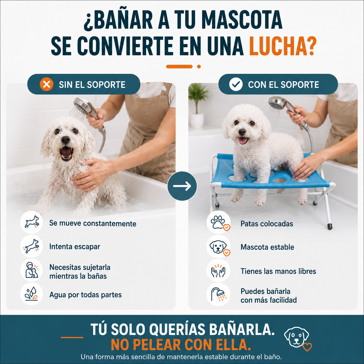 Soporte de Baño Antiarañazos