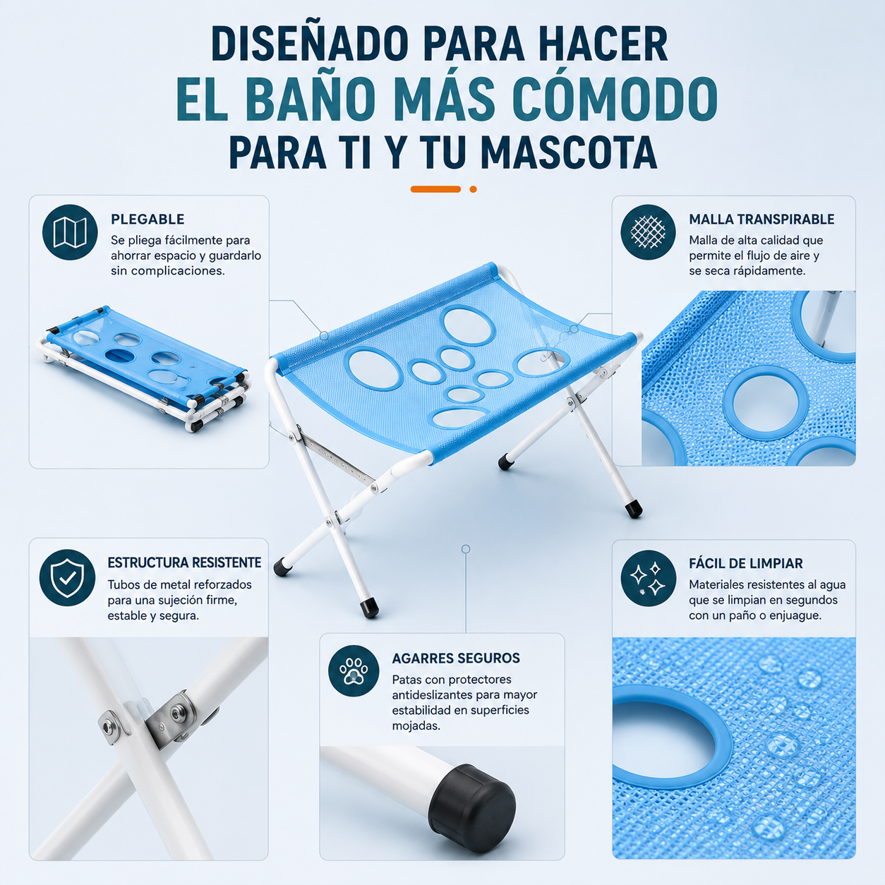 Soporte de Baño Antiarañazos
